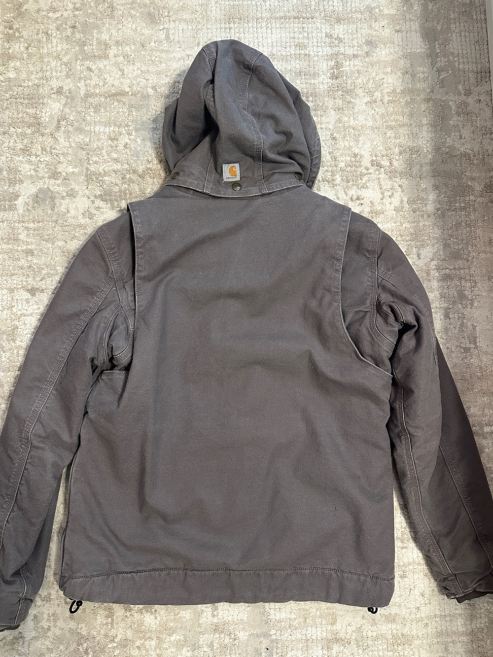 Carhartt Full Swing full zipper removable hood jacket women size Medium - Picture 3 of 3